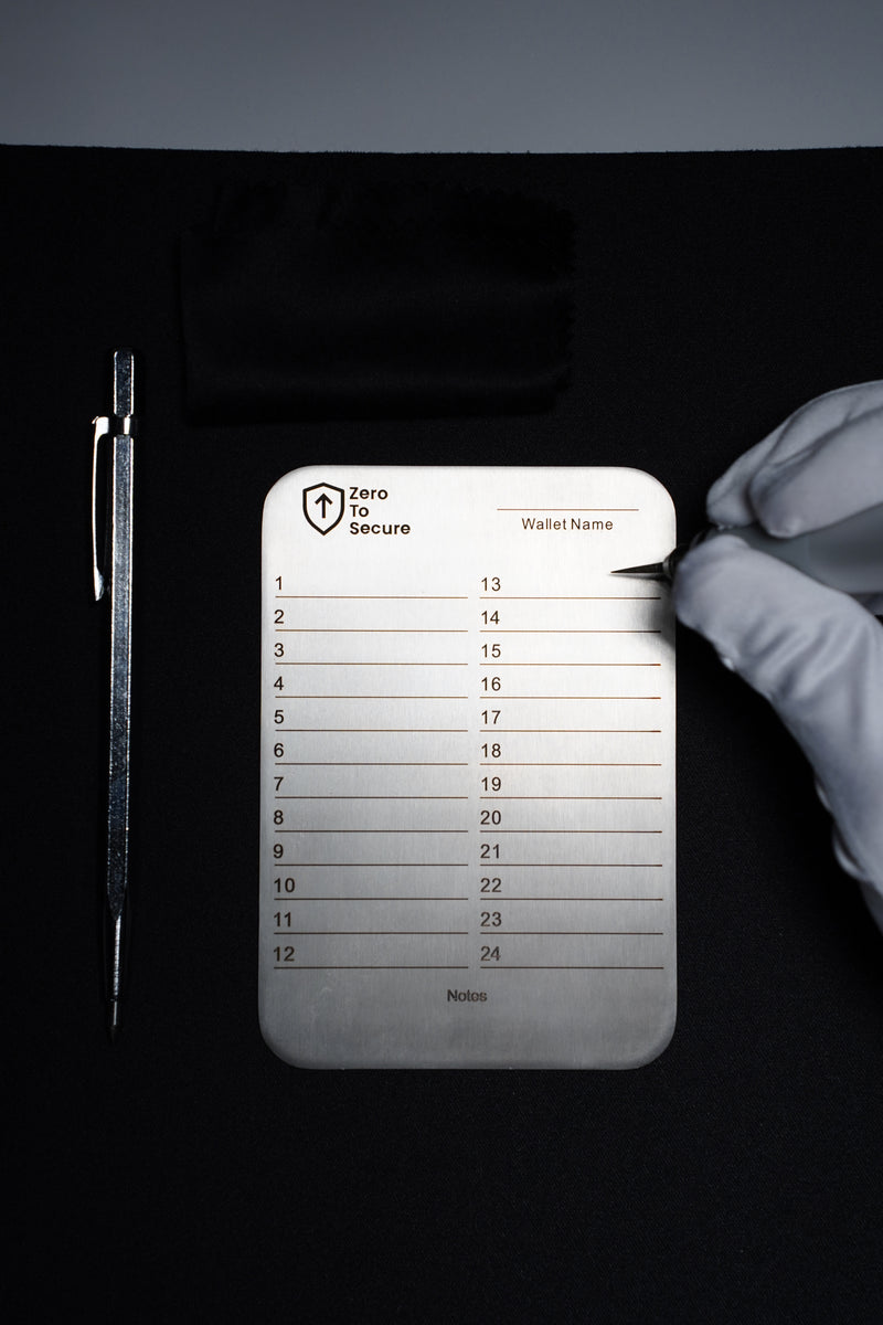 Engrave Your Stainless Steel Backup Plate