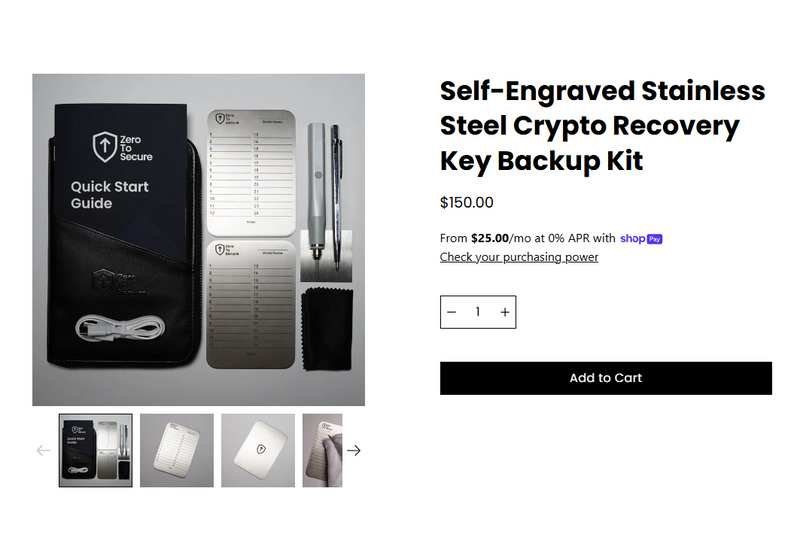 Order Your Zero To Secure™ Kit